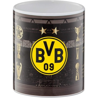 BVB Borussia Dortmund Borussia Dortmund, BVB-Tasse Erfolge, 0, 0, Einheitsgröße (1er Pack)