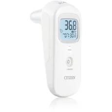 CITIZEN CTD711 Stirn- und Ohr-Digitalthermometer für Erwachsene, Kinder und Babys. 4 Messarten. Ohr-, Stirn- und Oberflächentemperaturen. Sehr schnelle Messung – nur 1 Sekunde. 9 Speicherplätze