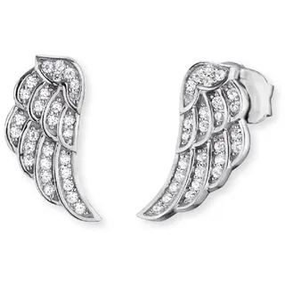 Engelsrufer Ohrstecker für Damen 925er-Sterlingsilber Weiße Zirkonia
