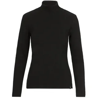 Trigema Longsleeve »TRIGEMA Langarm Shirt mit modischem Stehkragen« Trigema schwarz XXL