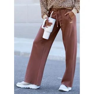 Buffalo Sweathose mit aufwendiger Logostickerei Buffalo schwarz