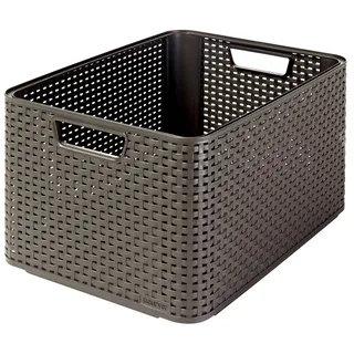 Curver Aufbewahrungskiste Style L 43,6 x 32,6 cm 1-tlg. braun