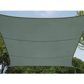 Perel Sonnensegel Grün-Grau Rechteckig 2 x 3 m