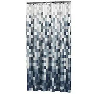 Sealskin Textil Duschvorhang Pixel, schwarz/weiß, B x H: 180 cm x 200 cm