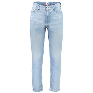 Modische Herren Dad Jeans Blau - Regulär Konisch mit Stickerei - Hellblau