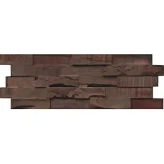 Bild von Wandverkleidung „Slimwood“, grau, geölt, Holz, Stärke: 18 mm