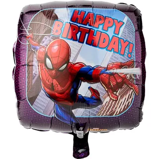 Amscan Spider-Man Happy Birthday - Standard Square