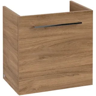 Villeroy & Boch Avento Waschtischunterschrank, eine Tür, Anschlag links, 530x514x384mm, Griff chrom Glanz, A88800RH, Farbe: Kansas Oak