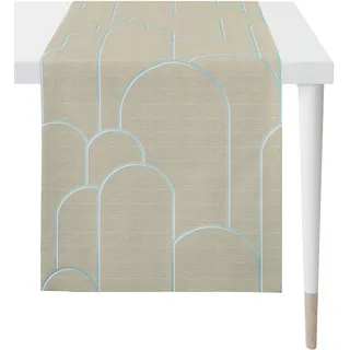 APELT "Vision, LOFT STYLE, Jacquard", türkis, beige),