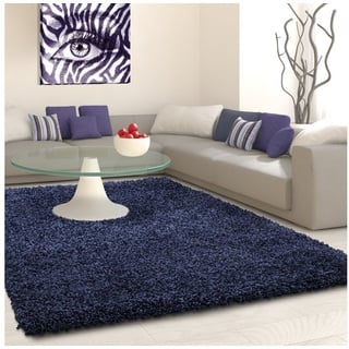 Life Shaggy 1500 Hochflorteppich 80 x 150 cm navy