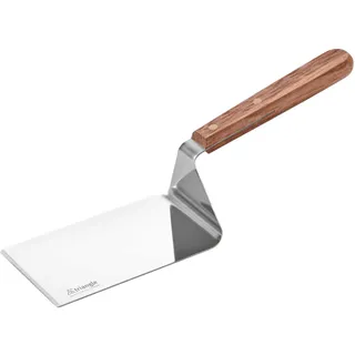 triangle Plancha-Palette 12cm, Walnussholz, gehärteter Edelstahl Made in Solingen/Germany