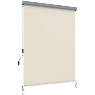 Hansiro Senkrechtmarkise , Beige , Textil , 140x8 cm , Sonnenschutz, Sichtschutz