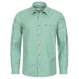 Nübler Trachtenhemd »Trachtenhemd Langarm Sepp«, grün,