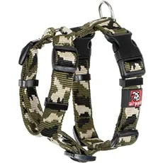 Arppe 195672530540 Nylon-Geschirr, Camouflage, Grün