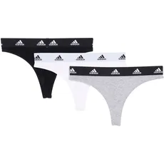 adidas Sportswear T-String »"Active Comfort Cotton"«, (3er-Pack), mit Real Cool Cotton-Technologie, schwarz-weiß