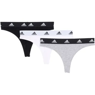 adidas Sportswear Tanga »Active Comfort Cotton« 3er Pack, mit Real Cool Cotton-Technologie, schwarz-weiß