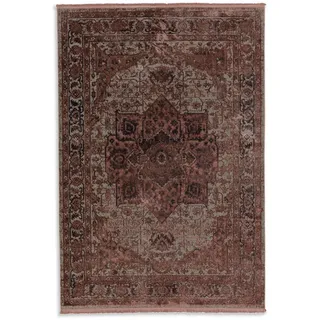 Schöner Wohnen Webteppich , Altrosa , Textil , rechteckig , 140x200 cm , für Fußbodenheizung geeignet, antistatisch, pflegeleicht , Teppiche und Böden, Teppiche, Webteppiche