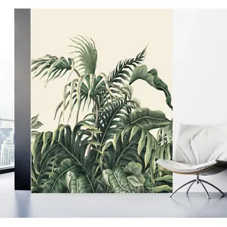 Queence »Dschungel« Motiv bedruckt natürlich realistisch glatt Wandpaneele, selbstklebend, Tapete, Sticker, Wanddeko, XXL-Fotomotiv,