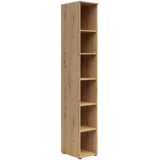 mömax Bücherregal 30 x 195 x 40 cm Eiche Artisan