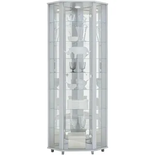 fif Möbel Eckvitrine TRIO 172 x 0 x 0 cm Weiß