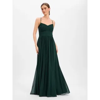 Vera Mont Abendkleid Plissee Grün/Schwarz 38
