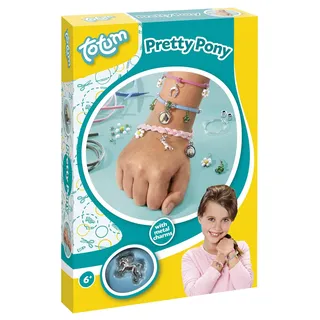 Totum Pretty Pony Armband-Bastelset – Pferdeanhänger & 66 Perlen