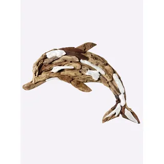 Wanddekoobjekt HEINE HOME, beige (natur), B:60cm H:37cm T:6cm, Wanddekoobjekte, Wanddekoobjekt