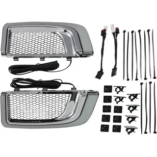 Kuryakyn Grill Lower Tracer Led Positionslicht - Chrome - One Size