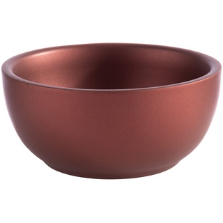 APS Schale -LEVANTE- 9,5 cm, H: 4,5 cm Edelstahl, Farbe: copper red 0,14 Liter doppelwandig