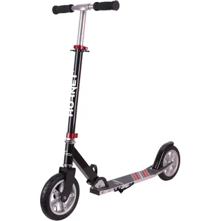 Scooter HUDORA "Hornet Air 200", schwarz (schwarz, rot), RollerB:35,5cm L:96,5cm, Scooter, B:35,5cm L:96,5cm