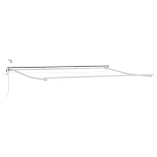 vidaXL Elektrische ausziehbare Markise Gelb und Orange 5 x 3 m - Gelb