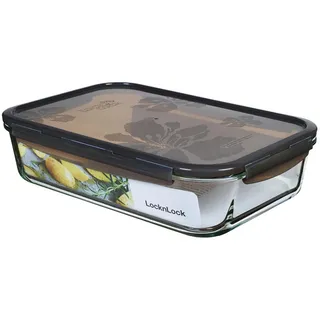 Lock & Lock Frischhaltedose eckig grau 34,5 x 23,6 x 8,8 cm 3,6 l