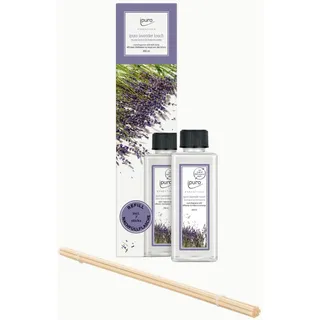 ipuro lavender touch - preiswerter Raumduft Nachfüller mit besinnlichem Lavendel - Duftöl Refill mit Duftstäbchen - Raumduft Diffuser Nachfüllflasche 200ml - Raumduft Nachfüllflasche inkl Duft-Sticks