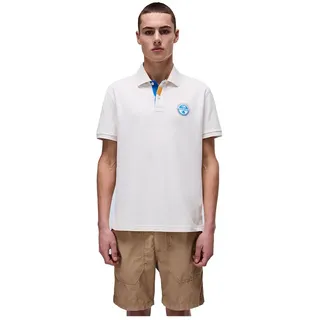 Napapijri Clanis Kurzarm-poloshirt - White Whisper - L