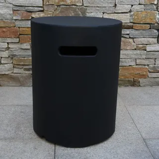 Gardenforma Abdeckung für Gasflaschen 40 x 51 cm Schwarz