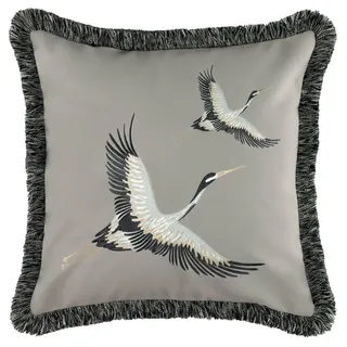 Schöner Wohnen Trail Dekokissen 45 x 45 cm Grau