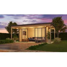 Bild Domeo 4 Loggia Gartenhaus natur (41297)