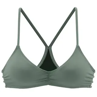 BENCH Triangel-Bikini-Top Damen Grün 34 Cup C/D