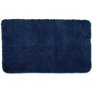 WohnDirect Badematte Florenz , Dunkelblau , Textil , 60x100 cm , Oeko-Tex® Standard 100 , Heimtextilien, Badtextilien, Badematten