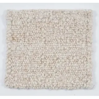Kare Design Teppich Boucara, Creme, 200x200cm, Läufer, Vorleger, Rund, Baumwolle, Einfarbig, Wohnzimmer