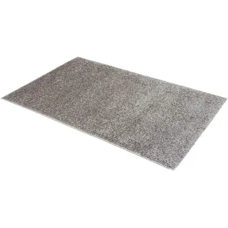 ASTRA Teppich "Samoa Uni" rechteckig 20 mm Höhe hochwertiger Kurzflor in vielen Farben, Wohnzimmer, grau