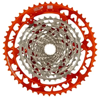 E13 Pignons Helix Race alu - 45-52T - 12v - Naranja (orange)