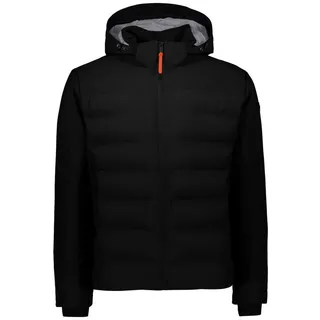 CMP Winterjacke mit abnehmbarer Kapuze schwarz/schwarz Herren