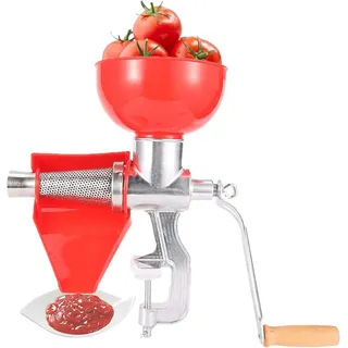 Entsafter Manueller Saftpresse Aluminiumlegierung Beerenpresse zum Entsaften von Obst Gemüse, 27 x 34 x 22 cm