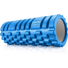 Core Balance Faszienrolle Rücken Wirbelsäule und Ganzkörper für Tiefengewebemassage - Texturierter Sport Foam Roller zur Massage von Triggerpunkten - Faszienrolle Wirbelsäule für Fitness, Gym, Physio