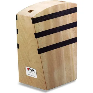 F. DICK Design Messerblock ohne Messer / Kochwerkzeuge, aus massivem Buchenholz