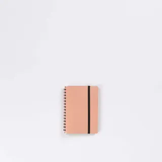 Vacavaliente Notizbuch, Recycled Leder, New pink