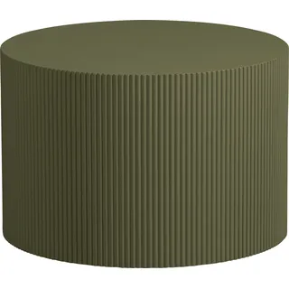 Woood Beistelltisch Sanne MDF-Holz, rundes Design, grün