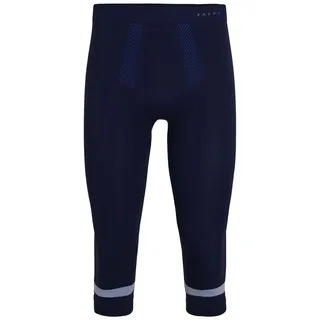Falke Herren Baselayer-Hose Warm 3/4 M Ti Funktionsmaterial schnelltrocknend 1 Stück, Blau Space Blue 6116, L
