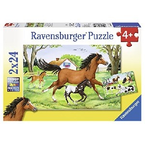 Ravensburger "Welt der Pferde" Kinderpuzzle (2x24 Teile) um 4,03 € statt 7,01 €